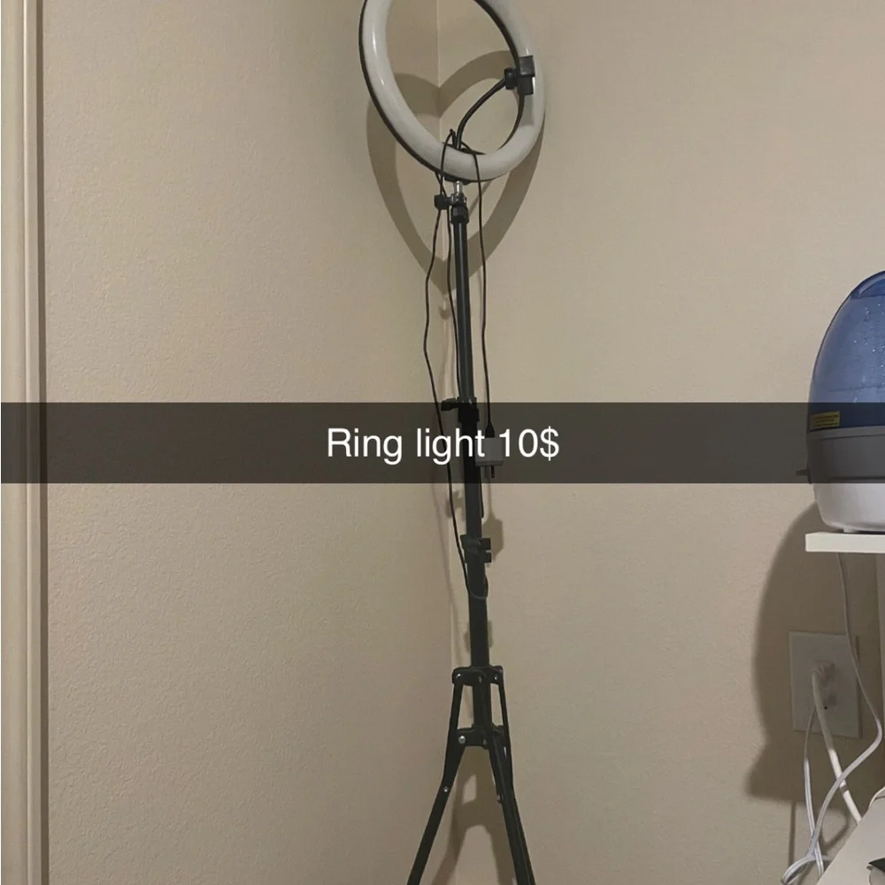 Adjustable Ring Light with Stand